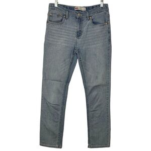 Levi’s 512 Slim Taper Light Wash denim jeans girls 16 regular